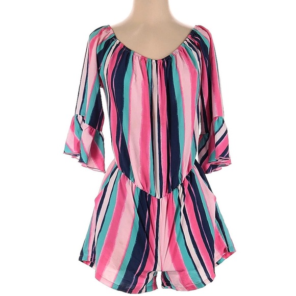 Pink Lily Romper medium - Picture 1 of 2